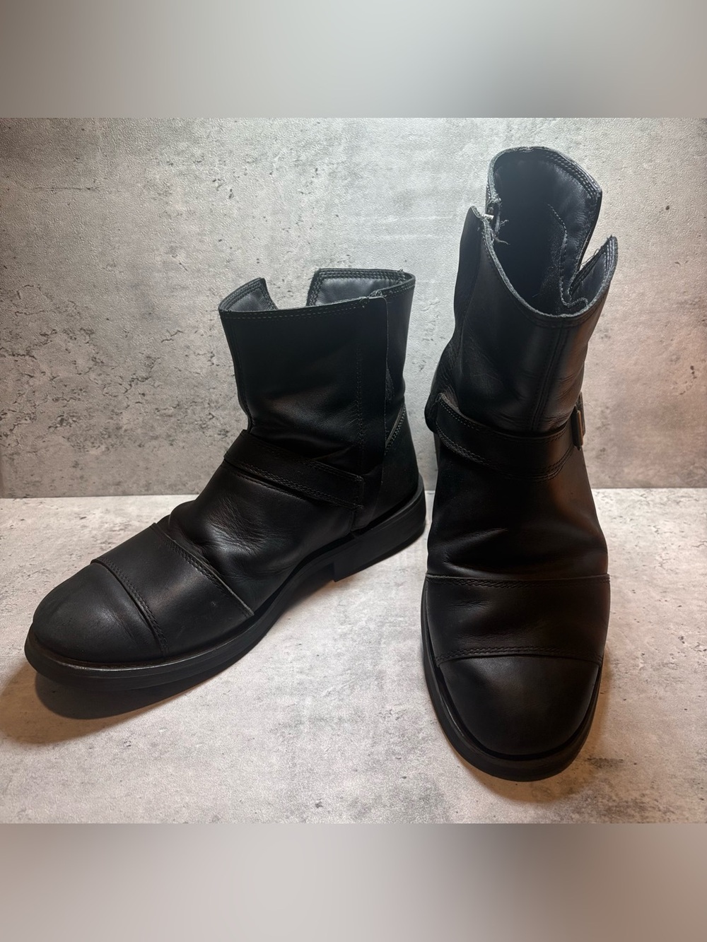 Harley-Davidson Proctor Buckle Motorcycle Black Leather Boots Men's Size 11M